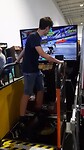 Lars aan het skaten - Pinball Hall of Fame