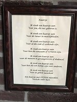 Tekst kaarsje