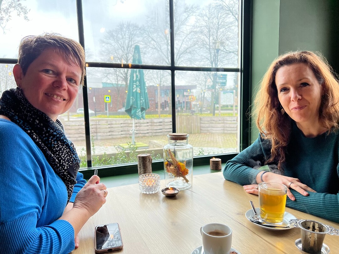 Silvia en Anke