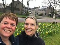 Selfie lentebloemen