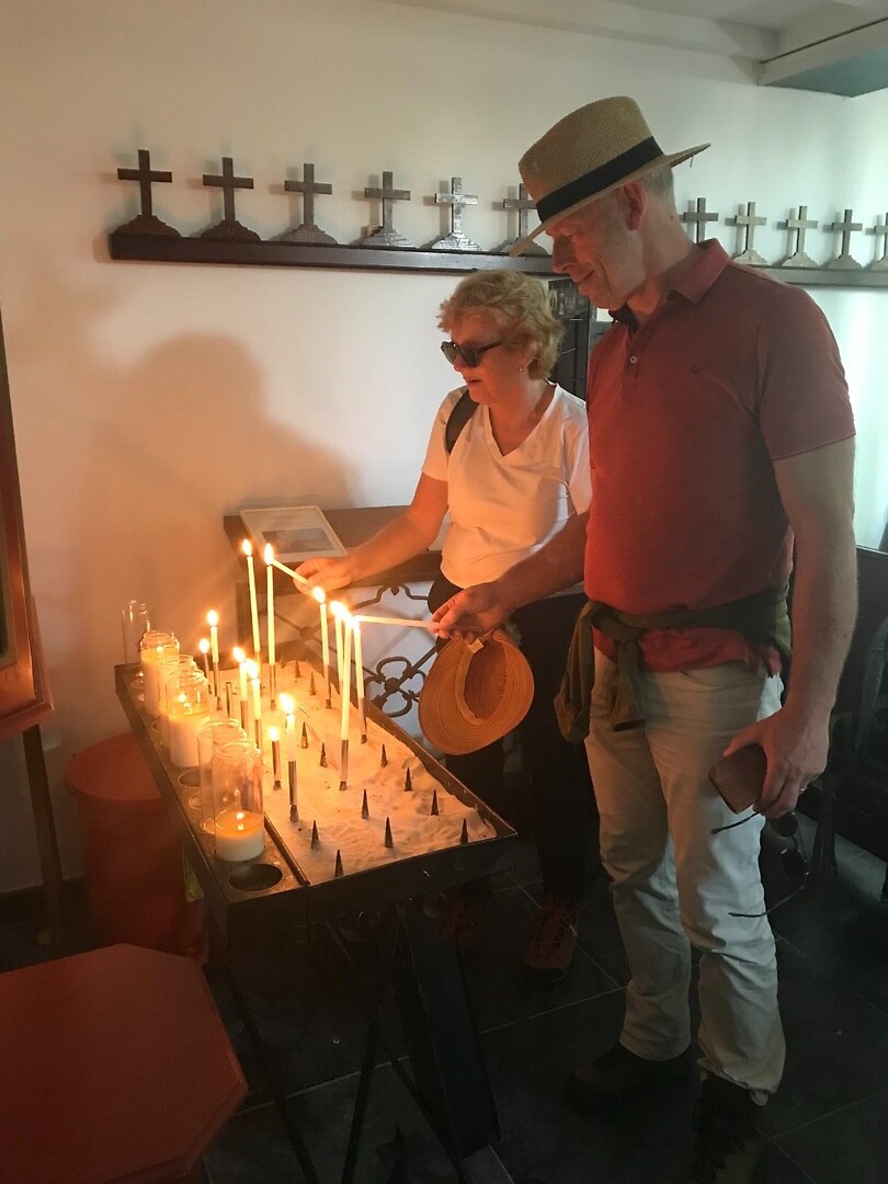 Kaars Ewald en Karin