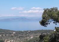 Uitzicht richting Athene
