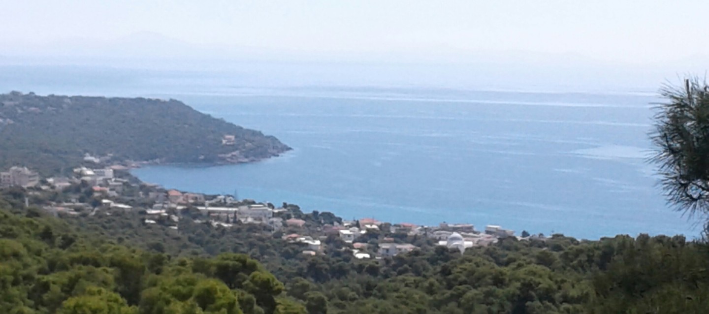 Uitzicht op Agia Marina
