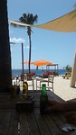 Vanaf terras spicy beach