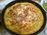 Onze eigen gemaakte quiche (1van de 2)