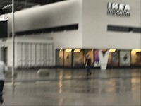 Ikea museum (foto tussen de hagel door)