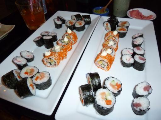 Ook hier hebben ze sushi :)