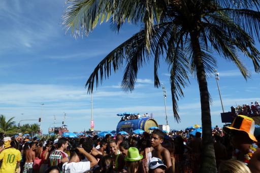 Carnaval op het strand