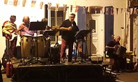 Eenzame accordeonist