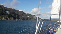 Salcombe invaart: Vakantiesfeer