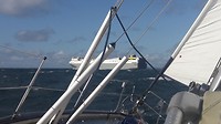 De Ysaline op weg van Rotterdam naar Cork