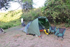 Tent op de grens