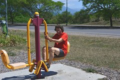 Wil in de sportschool