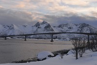 Brug over het Gimøyfjord