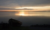 Zonsondergang IJsselmeer