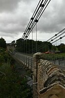 Hangbrug over de tweed bij Berwick