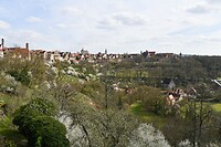 De zuidwest kant va  Rothenburg