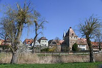 Brug en toren bij Herrieden