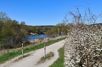 Fietspad langs de Donau bij Bad Abbach
