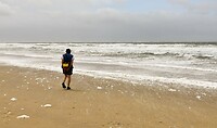 Het strand bij paal 9