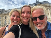 Eindelijk Iris in Bordeaux!