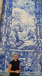 Porto blauw, hal treinstation