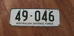 Militaire nummerplaat