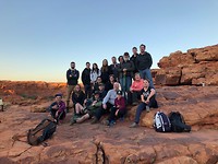 Groepsfoto, Kings Canyon