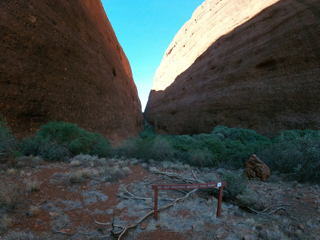 Kata Tjuta, einde wandeling