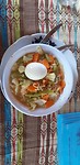 Noodle soup with egg