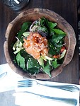 Groene zalm salade