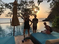 Sunset drinks