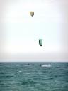 Lekker aan het Kite surfen