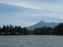 Varen rond de eilanden van meer Nicaragua
