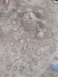 Zand-kunstwerken