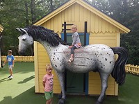 Jessie op en Lennart bij Witje