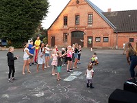 Nog een work-out op de laatste avond