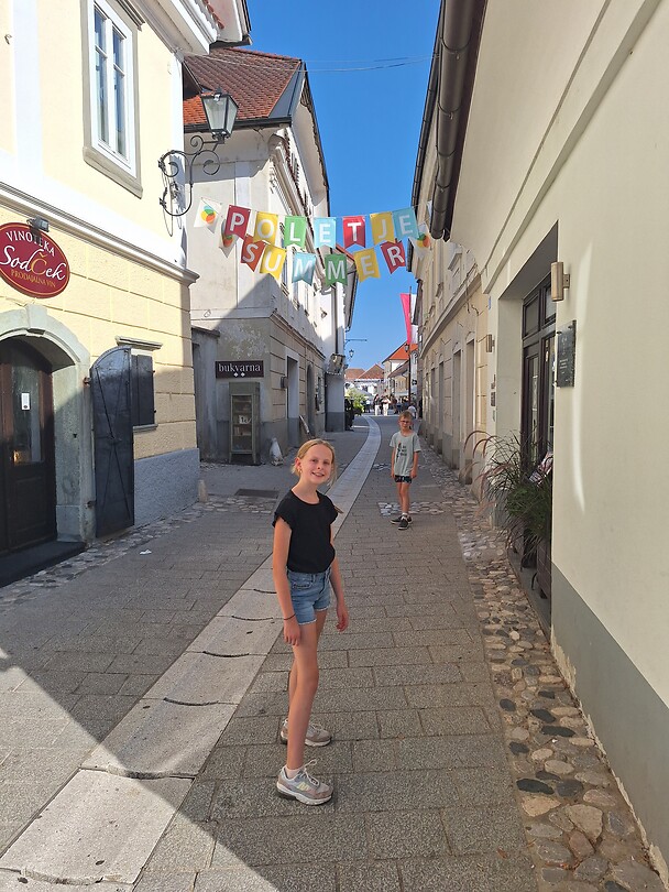 Radovljica oude stad (feestelijk welkom)