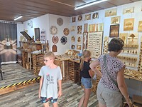 Eén van de vele 'craft shops' in Radovljica