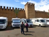 camperplek aan de stadsmuur