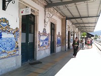Het station in Pinhao