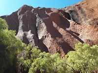 Tijdens de Mala Walk rond Ayers Rock