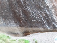 Tijdens de Mala Walk rond Ayers Rock