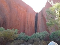Tijdens de Mala Walk rond Ayers Rock