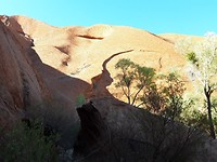 Tijdens de Mala Walk rond Ayers Rock