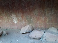 Tijdens de Mala Walk rond Ayers Rock