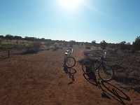 Fietstocht rond Ayers Rock