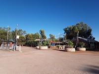 Curtin Springs, een van de rustplaatsen op de route