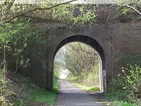 Ca 30 km over oude spoorbaan