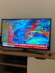 Weather update op tv